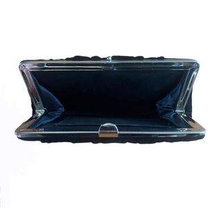 Vintage velvet clutch